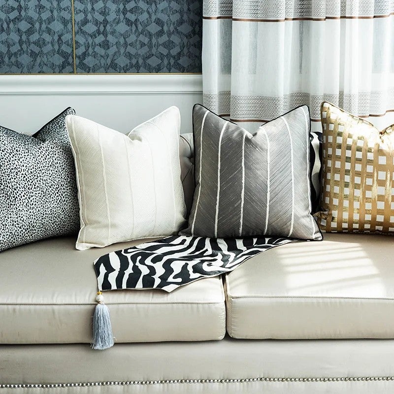 Y&D High Quality Sofa Cushion Cover Luxury Jacquard Throw Pillow Covers Decorative Home  Pillow Throw Pillow Cover for Couch - Image 5